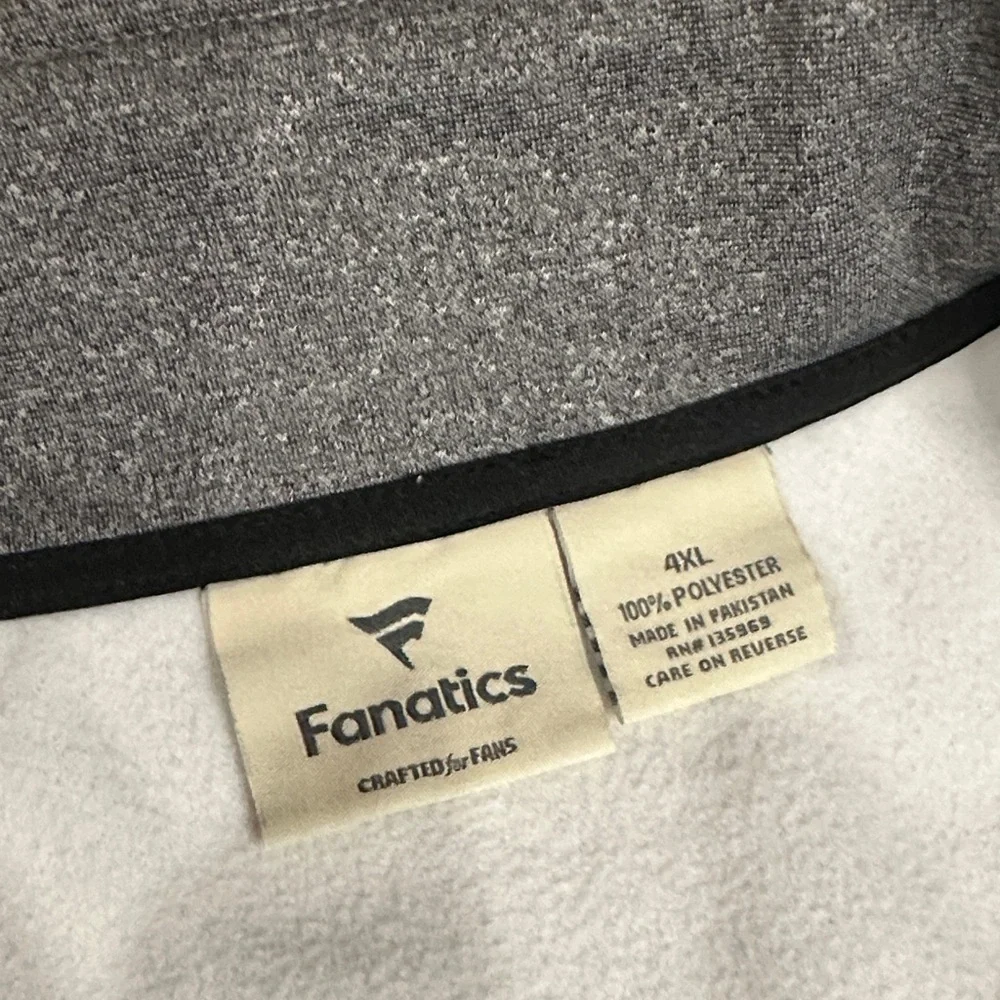 FANATICS Men’s Tampa Bay Lightning Quarter-Zip Sweatshirt, Size 4XL, EUC